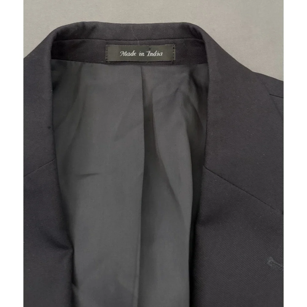 Lauren By Ralph Lauren Sport Coat Blazer Mens 40R Blue Green Label 100% Wool